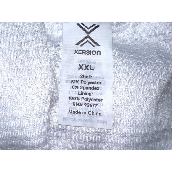 New Xersion Men's XXL Black & White Drawstring Swim Shorts - Picture 3 of 3